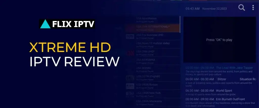 Xtreme HD IPTV Review